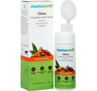 Mamaearth Ubtan Turmeric Saffron Foaming Face Wash 150 Ml