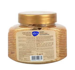 Karis Face Body Scrub Golden Perfect Glow 300 Ml