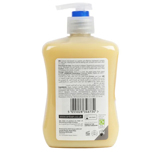 Enliven Milk & Honey Anti-Bacterial Handwash 500 ml