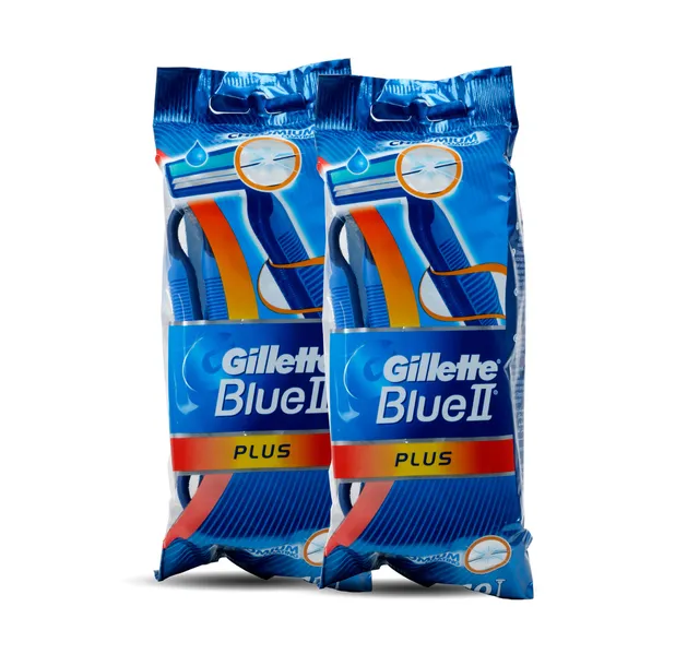 Gillette Disposable Razor Blue 2 Plus 2 X 10pcs