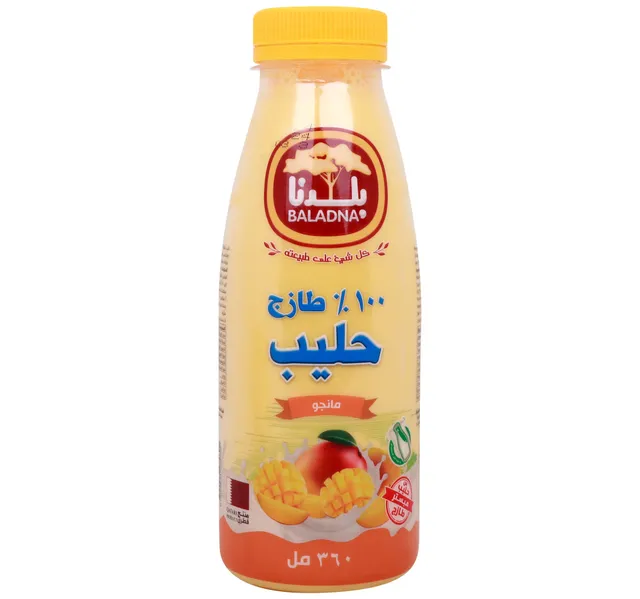Baladna Mango Flavored Fresh Milk 360 ml