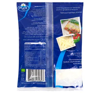 Puck Organic Shredded Mozzarella Creamy Cheese 180 g