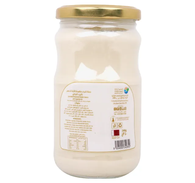 Rawa Spreadable Processed Cheddar Cheese Full Fat 340 g