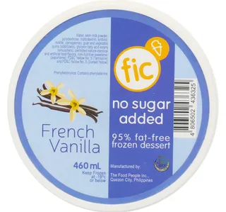 Fic French Vanilla Ice Cream 460 Ml
