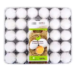 الروضة بيض فيتامين دي كبير 30 pcs