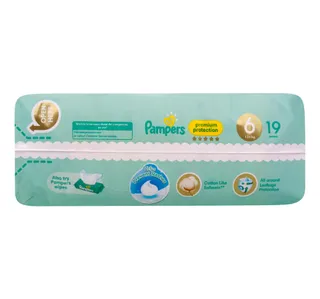 Pampers Premium Protection Diaper Size 6 13+ kg 19 pcs