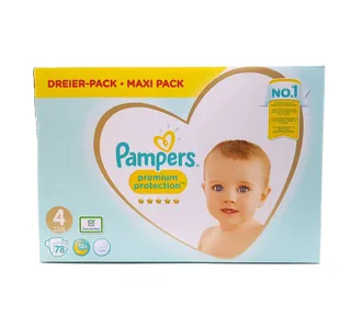 pampers Premium Protection Maxi Pack No.4 9-14 kg 78 pcs