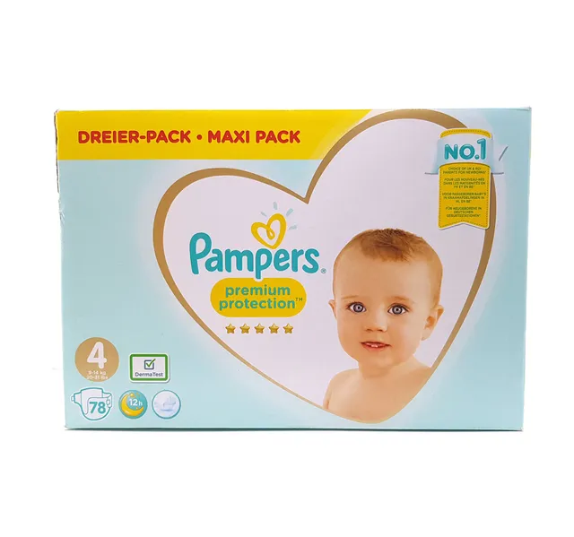 pampers Premium Protection Maxi Pack No.4 9-14 kg 78 pcs