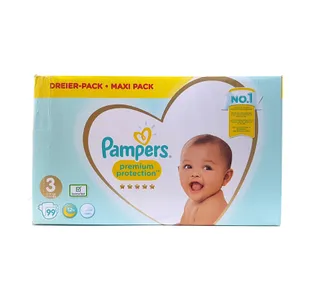 Pampers Premium Protection Maxi Pack No.3 6-10 kg 99 pcs