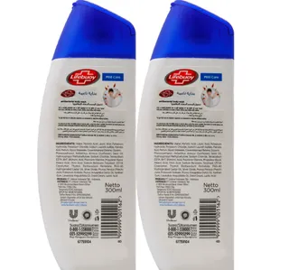 لايف بوي فورمولا فضة نشطة غسول جسم عناية خفيفة 2 x 300 ml
