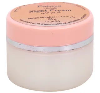 Rdl Papaya Extract Night Cream With Vitamin E 20 G