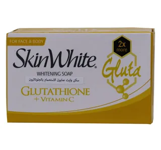 Skin White Face Body Whitening Soap Glutathione Vitamin C 90 G