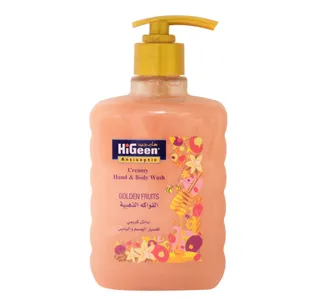 Higeen Antiseptic Creamy Hand & Body Wash Golden Fruits 500Ml