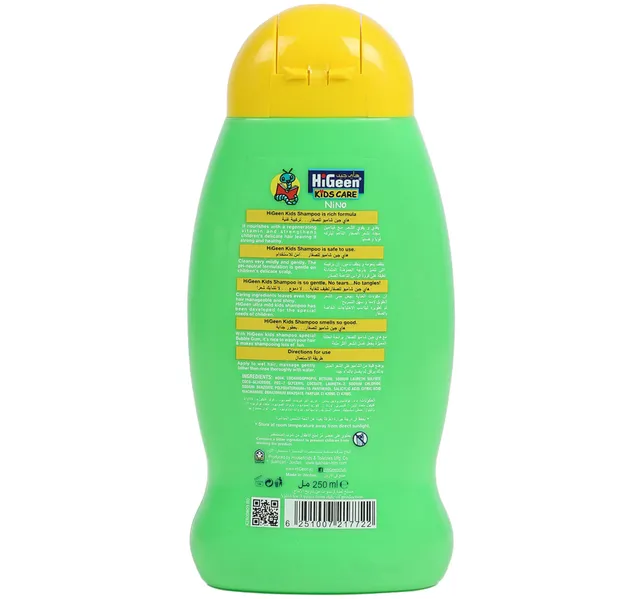 Hi Geen Bubble Gum Kids Shampoo Nino 250 ml