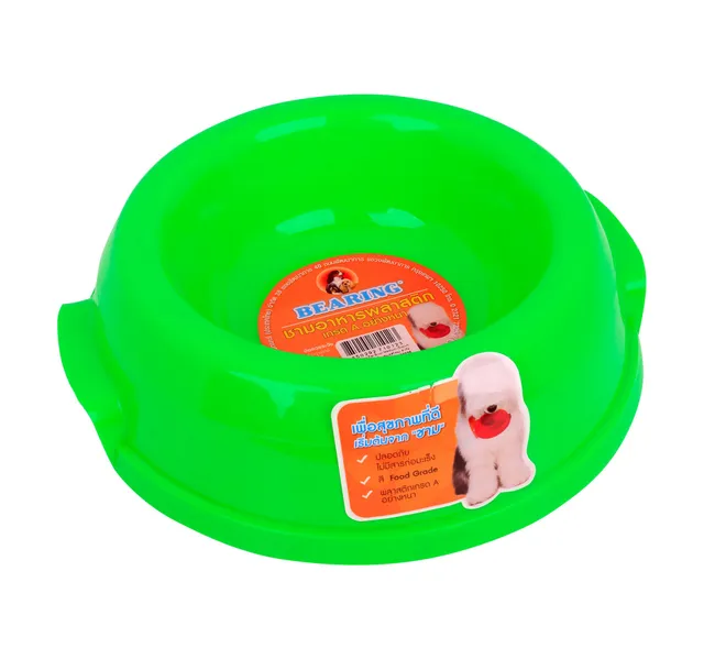 Bearing Pet Bowl Round Size Medium Assorted 1 Pc