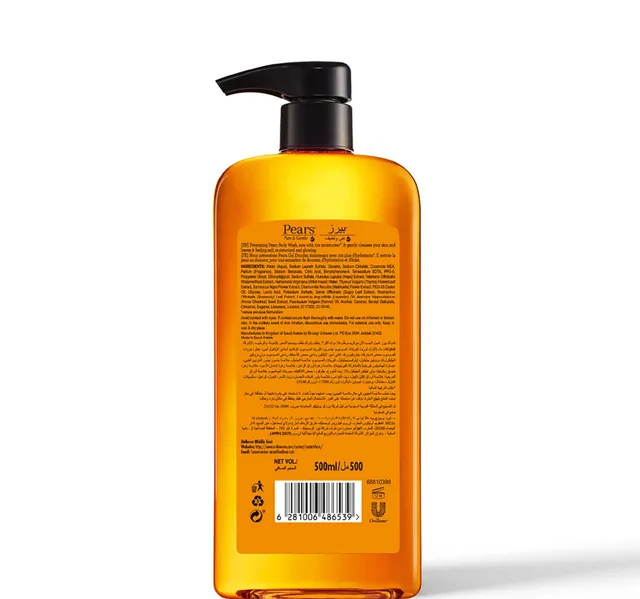 Pears Pure And Gentle Natural Oils Body Wash 500 Ml