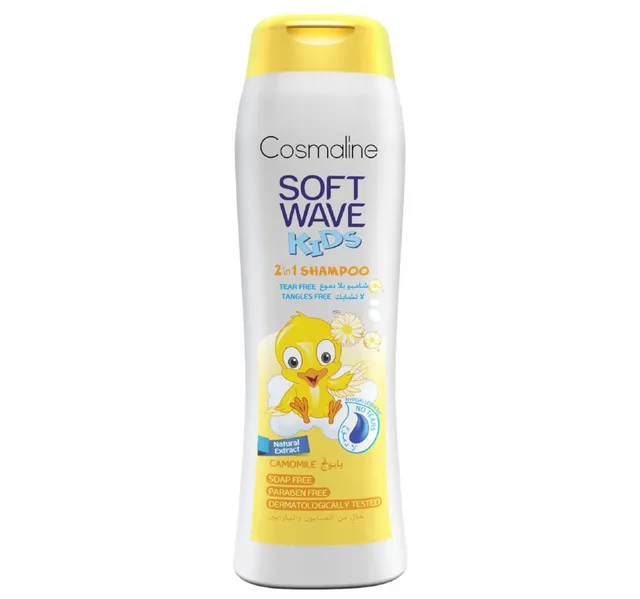 Cosmaline Soft Wave Camomile 2in1 Kids Shampoo Tear Free 400 ml
