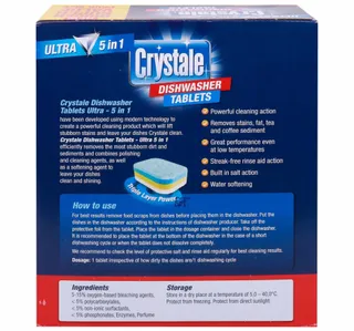 Crystale Dishwasher Tabs 100 Pcs