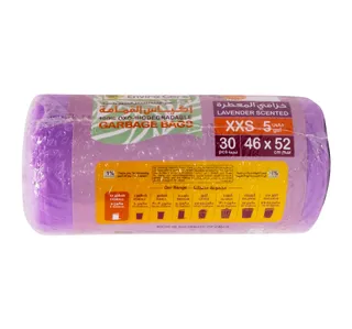 Enviro Care Garbage Bag Lavender Xxs 46x52cm 30pcs