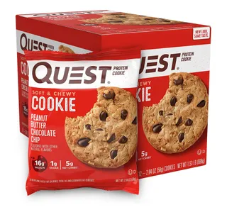 Quest Nutrition Peanut Butter Chocolate Chip High Protein Cookie 58 G