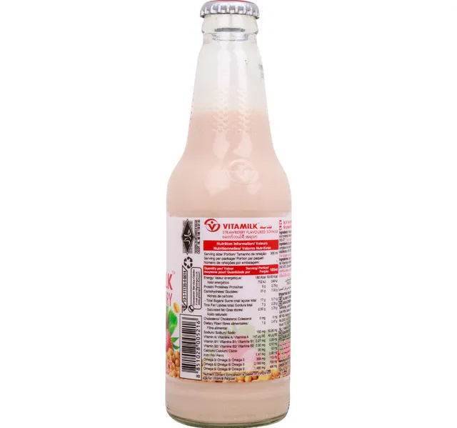 فيتاميلك مشروب حليب صويا فراولة 300 Ml
