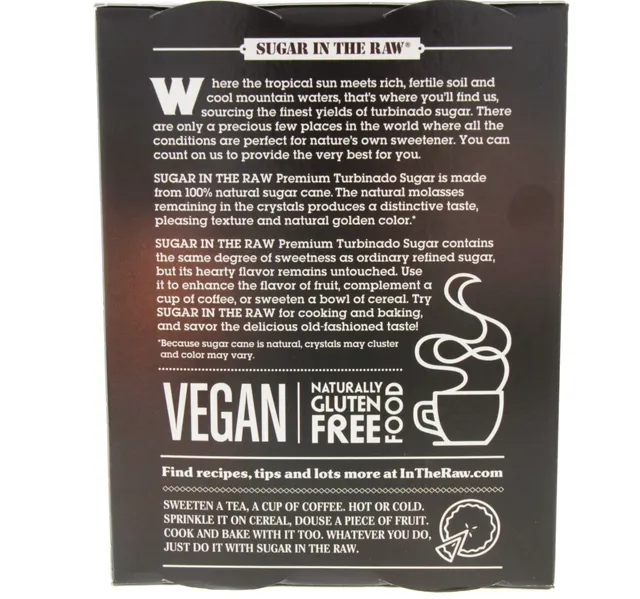 Sugar In The Raw Turbinado Cane Sugar 453 g