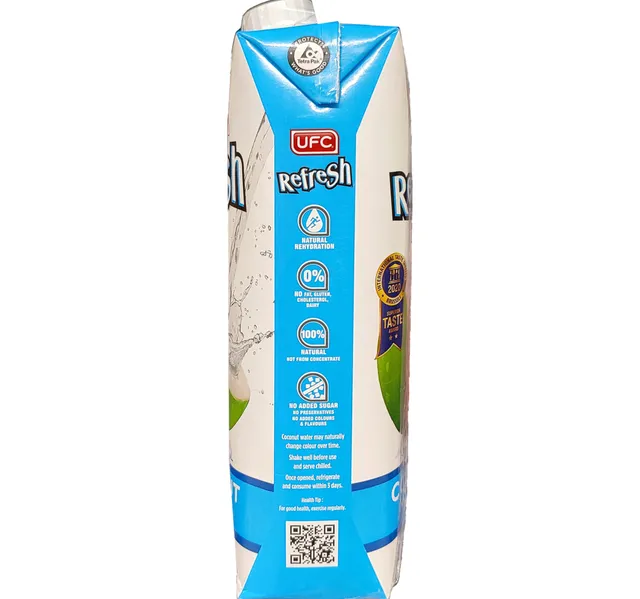 UFC Coconut Water Refresh 2 x 1 Litre