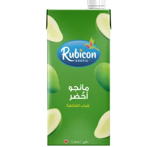 روبيكون اكزوتيك آم بانا عصير مانجو أخضر 1 لتر