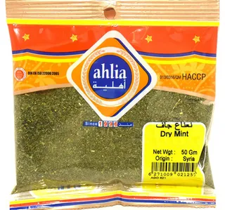 Ahlia Dry Mint Leaves 50 G