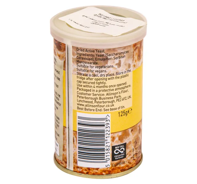 Allinson's Dried Active Yeast 125 g
