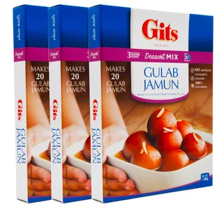 Gits Gulab Jamun Dessert Mix 3 X 100 G