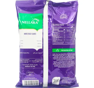 Nellara White Rice Flakes 500 G
