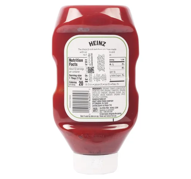 Heinz Organic Tomato Ketchup 907 g