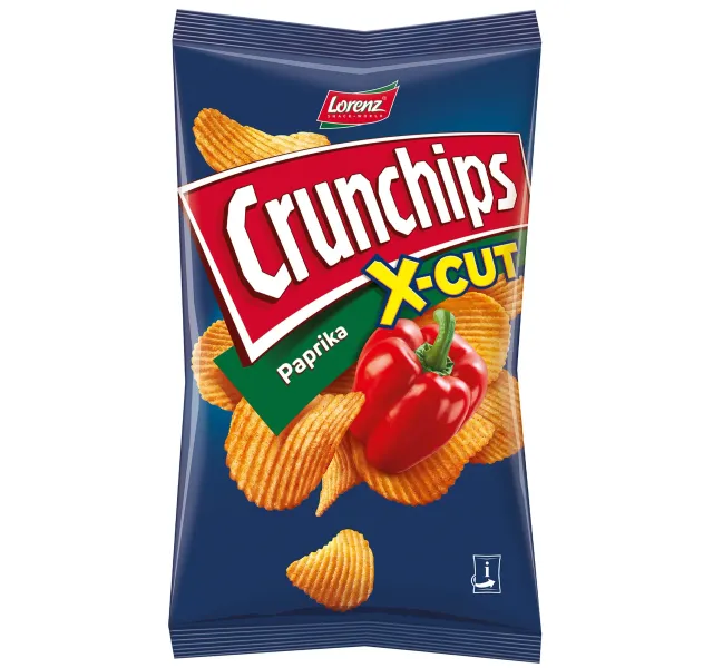 Lorenz X Cut Paprika Crunchips 85 G