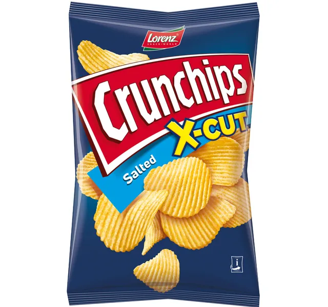 Lorenz X Cut Salted Crunchips 85 G
