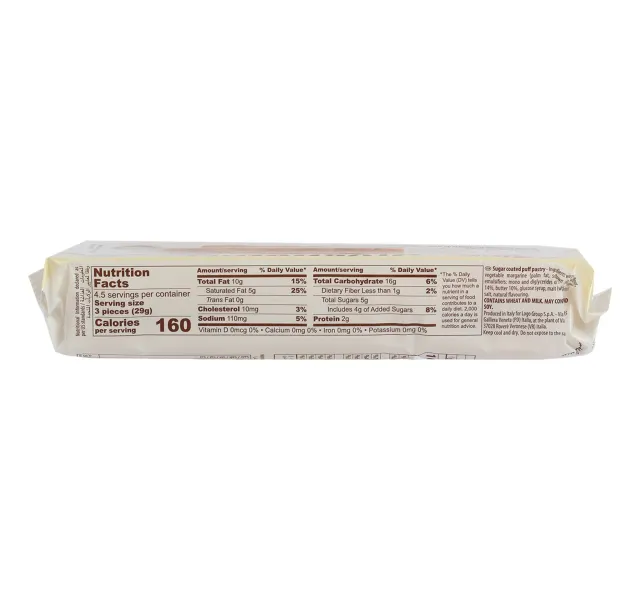 Gastone Lago Zuccherate Puffs Pastry 135 G