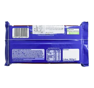 McVitie's Digestive Caramel Millionaire Slices Cake Snack Bars 5 pcs