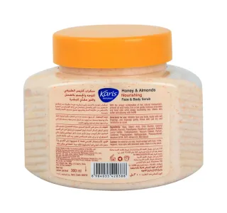 Karis Face Body Scrub Nourishing Honey Almonds 300 Ml
