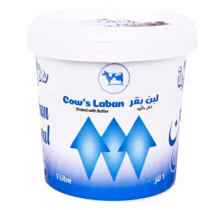 الوجبة لبن بقري مخضوخ بالسمن 1 Litre