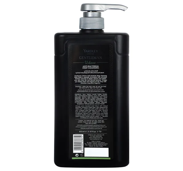Yardley Body Wash Gentleman Urbane 500 Ml 150 Ml