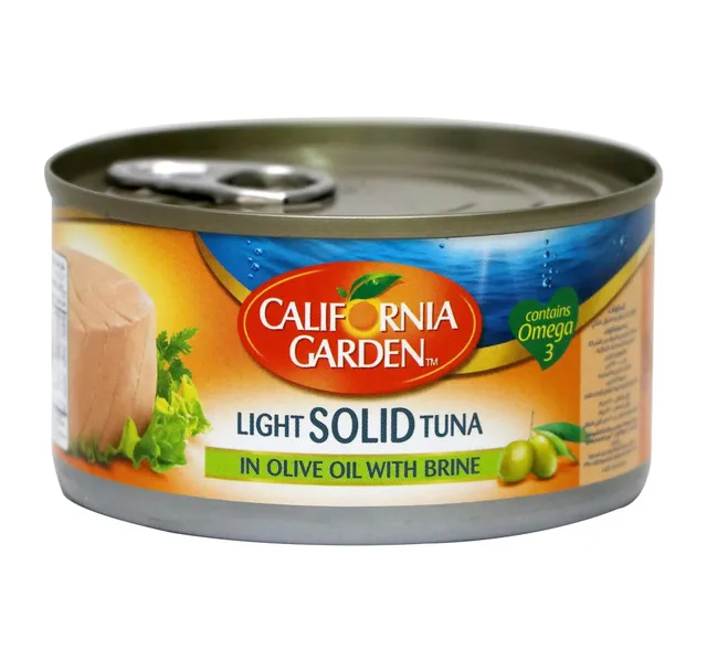 California Garden Light Solid Tuna in Olive Oil with Brine 185 g