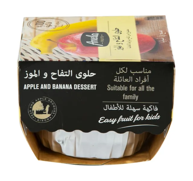 أنيلا فواكه تفاح وموز دسرت 200 g