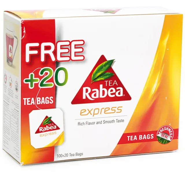 Rabea Express Tea 100 Teabags 20 Teabags