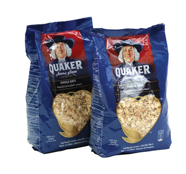 Quaker Whole Oat Flake High Fibre Value Pack 2 x 400 g