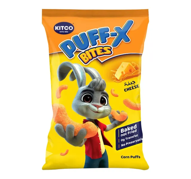 Kitco Puff X Bites Cheese Corn Puffs 20 X 25 G