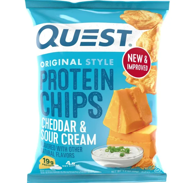 Quest Protein Chips Original Style Cheddar Sour Cream 32 G