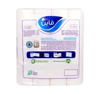 فاين كومفورت مناديل رول بطبقتين للحمام 12 × 180 منديل