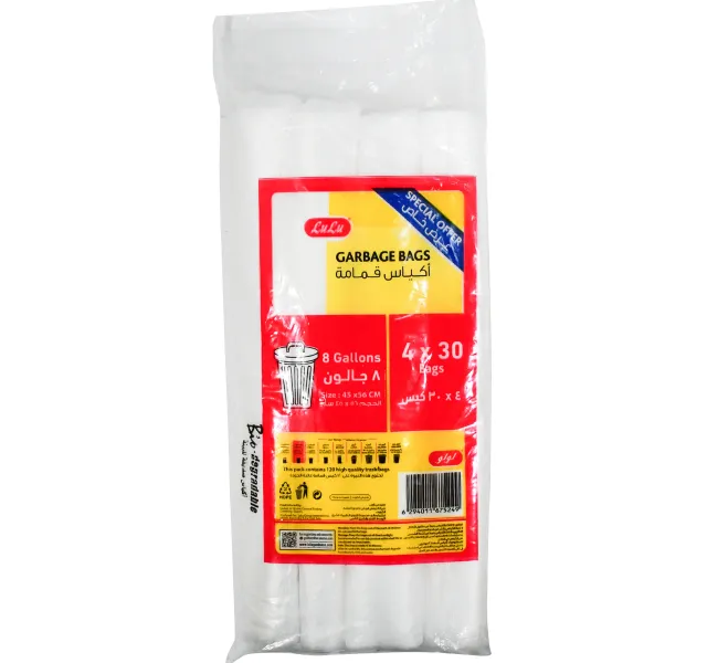 LuLu Garbage Bags Roll 8 Gallons Size 45 x 56cm 4 x 30pcs