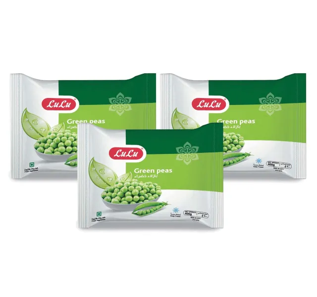 LuLu Frozen Green Peas 3 x 400 g