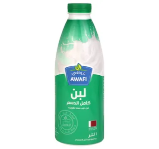 Awafi Drinking Laban Full Fat 1 Litre